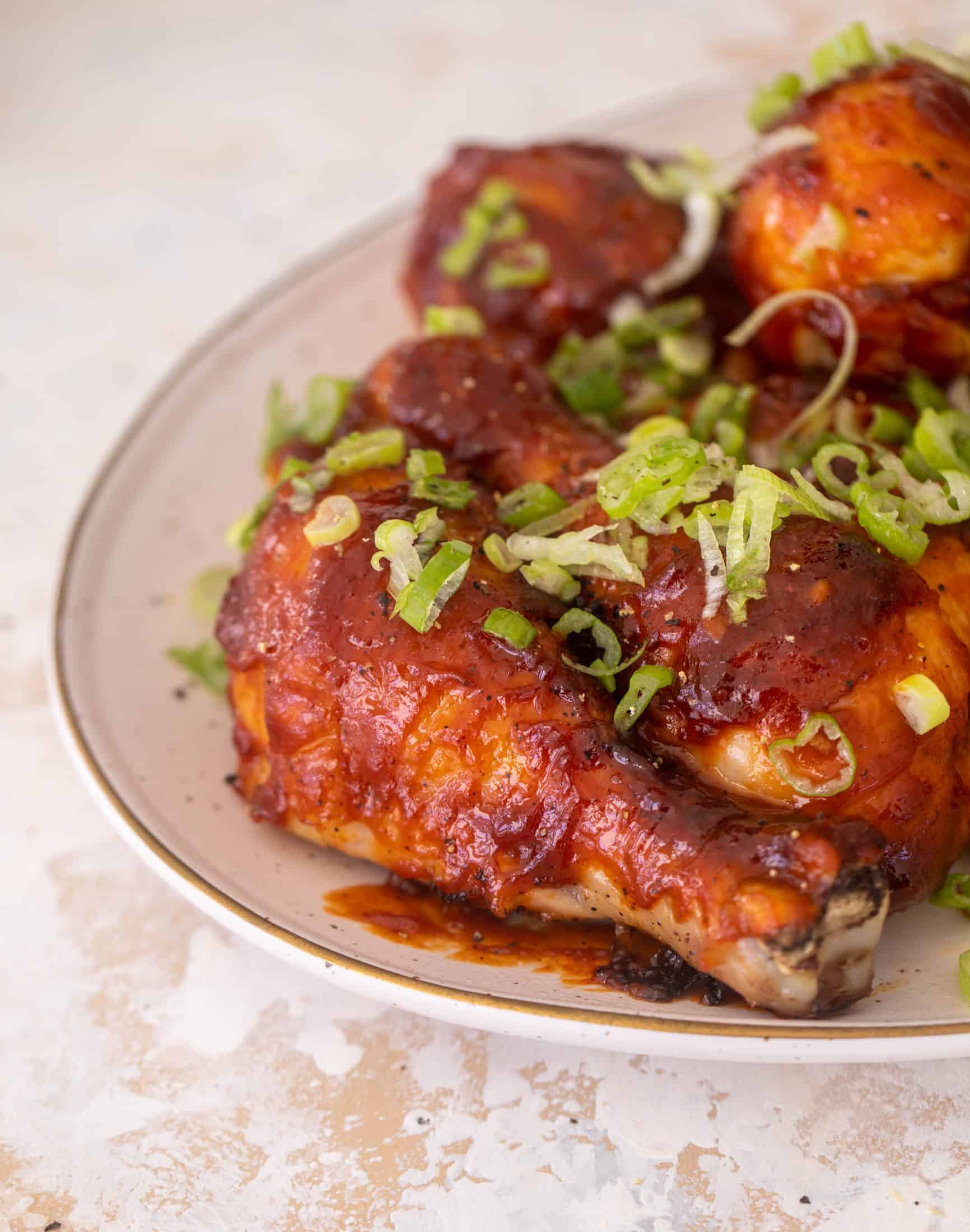 baked BBQ chicken drumsticks