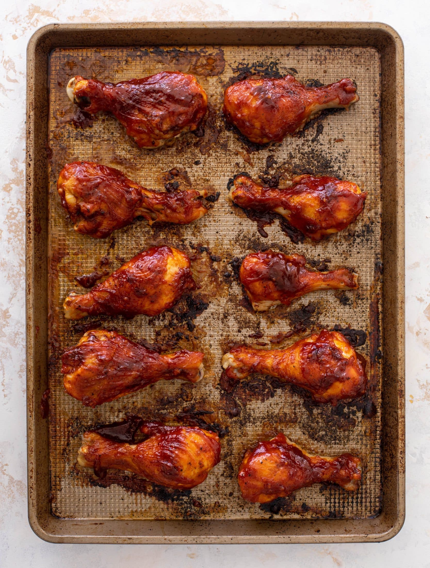 baked BBQ chicken drumsticks