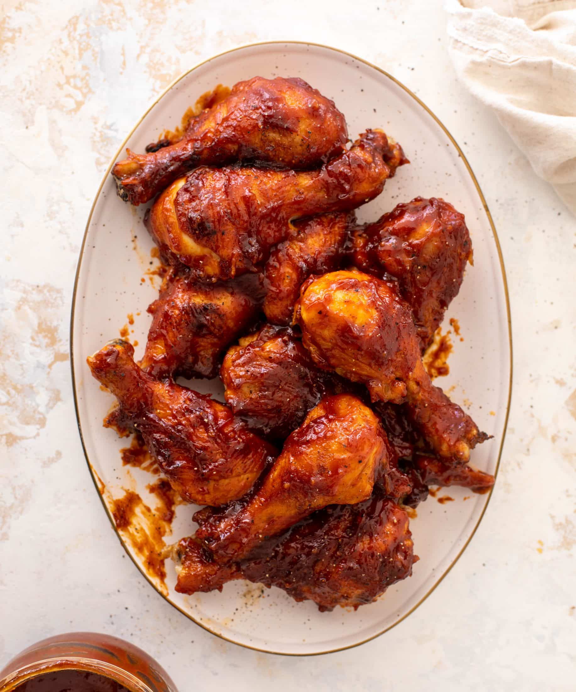 baked BBQ chicken drumsticks