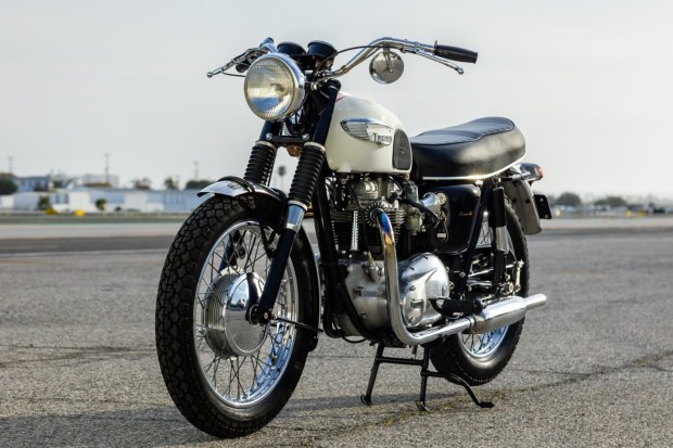 Spike Feresten's 1966 Triumph Bonneville T120R for Charity