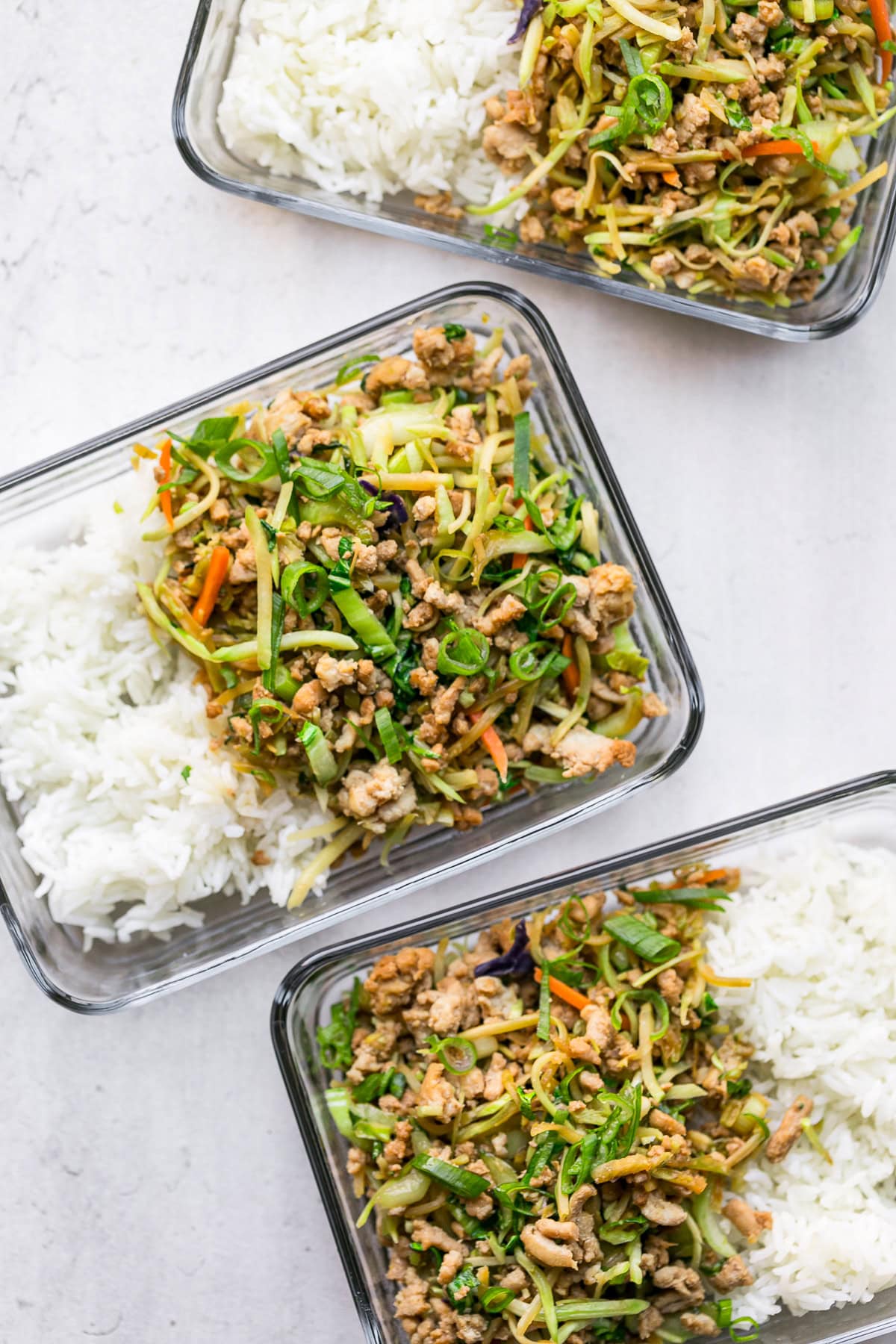 Meal Prep Chicken Eggroll Bowl