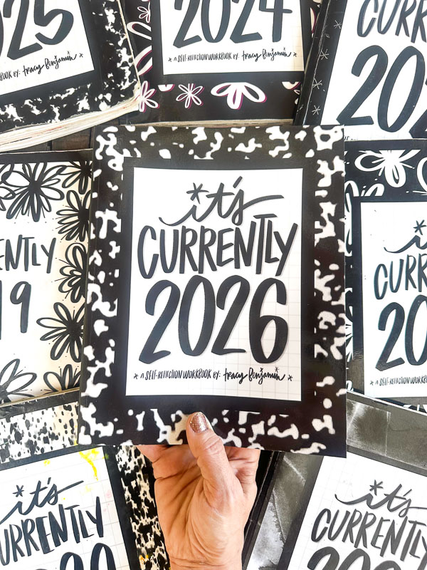 Currently 2026 Workbook by Tracy Benjamin of The Handwriting Club