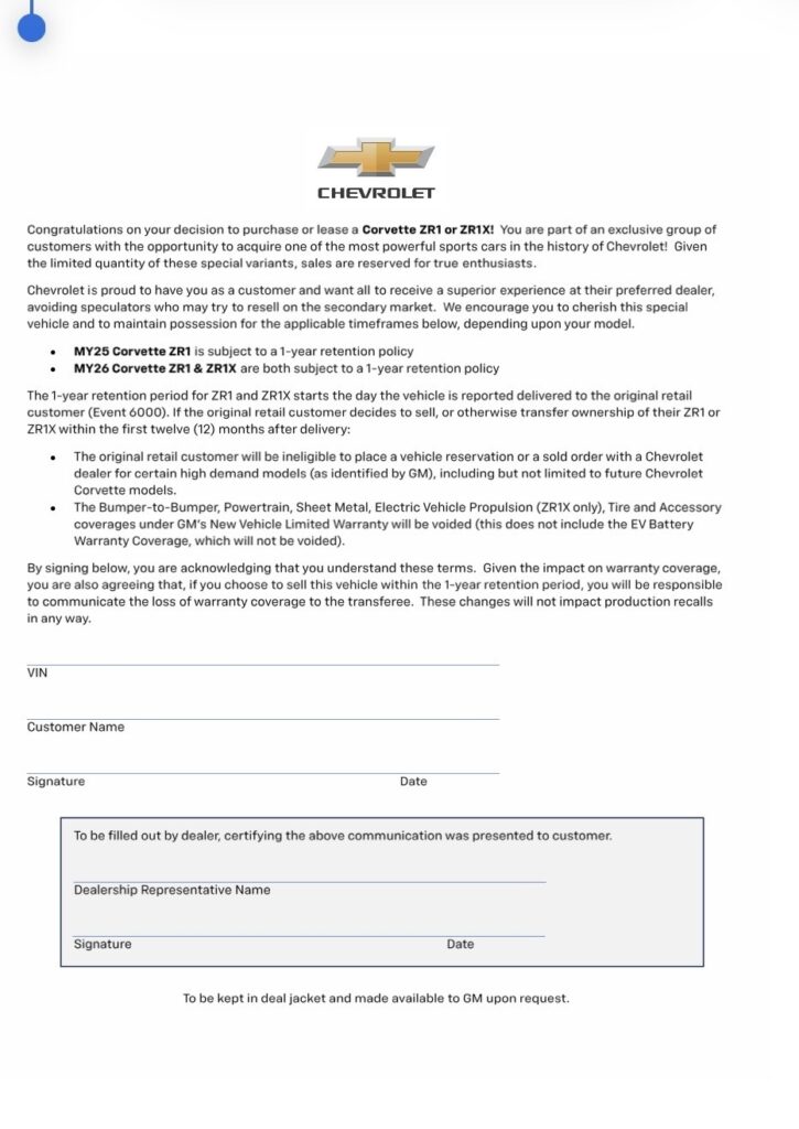  GM Quietly Changed Its Corvette Retention Policy