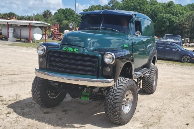 Fuel-Injected, 350-Powered 1951 GMC Panel Truck 4x4 Conversion w/Matching Trailer