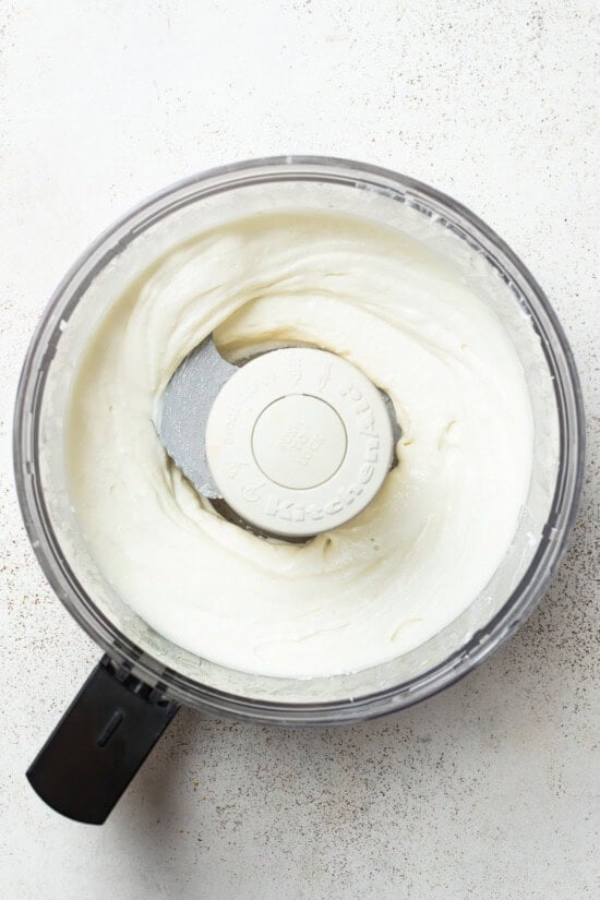 Whipped Feta Dip in food processor