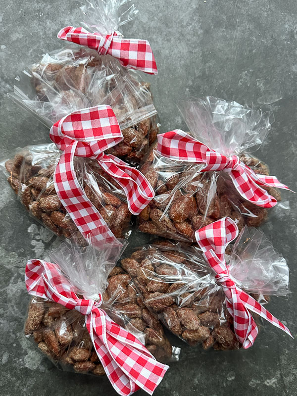 These easy cinnamon sugar almonds are crunchy, sweet, and made with simple pantry ingredients. Roasted low and slow in the oven, they’re perfect for snacking, gifting, or adding to a holiday spread. A cozy homemade treat you’ll want to make on repeat.