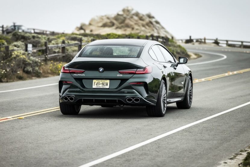 bmw_alpina_b8_gran_coupe_green_color_17 The rear end of the BMW ALPINA B8 Gran Coupe