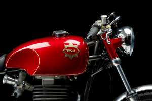 BSA Gold Star café racer with custom frame by Metal Malarkey Engineering