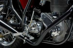 BSA Gold Star café racer with custom frame by Metal Malarkey Engineering